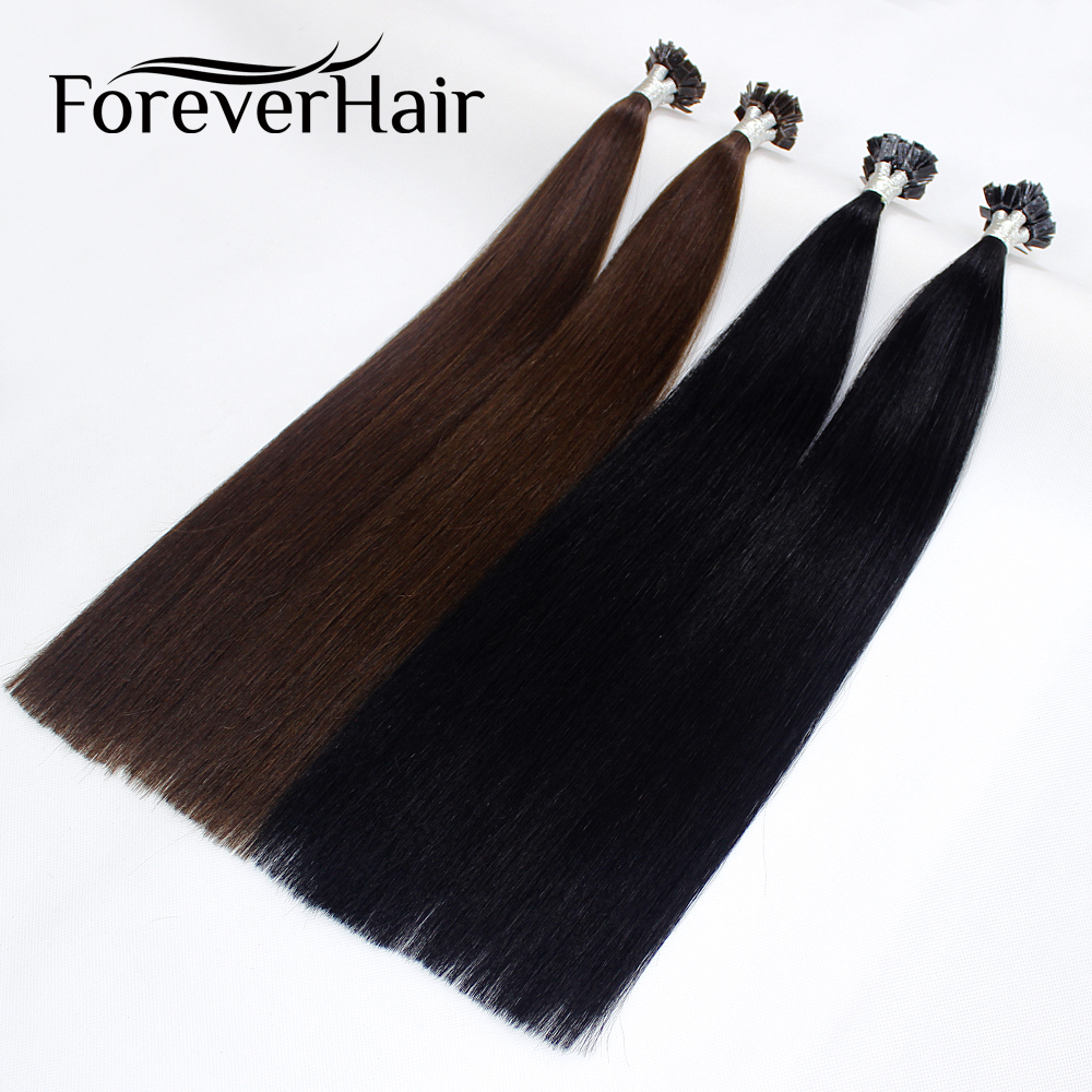 FOREVER HAIR 0.8 16-22 Remy Double Drawn Flat Tip..